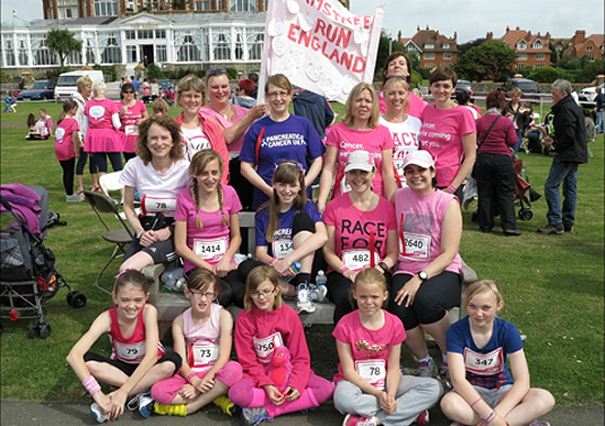 Laura Parker at Race for Life