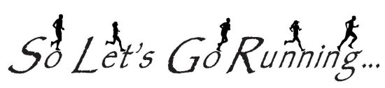 So Let's Go Running logo