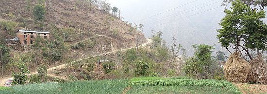 Nepal Marathon - road