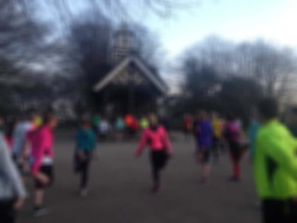 Mental Health Ambassadors Stretching Photo blurred out