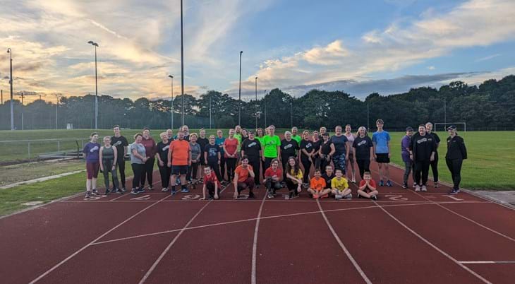 MadRunners at a track session