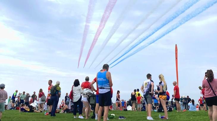 Red Arrows at Great North Run